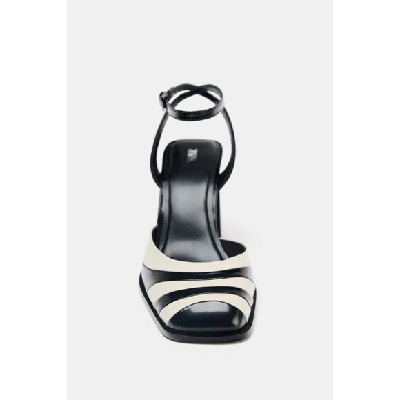ZARA ANKLE STRAP HEELED SHOES - Picture 1 of 6